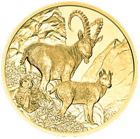 100 Euro - Goldmünze 'Der Steinbock'  (2017)