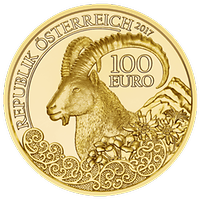 100 Euro - Goldmünze 'Der Steinbock' (2017)