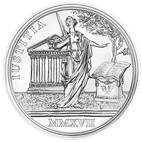 20 Euro - Silbermünze Gerechtigkeit und Härte (2017)