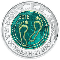 20 Euro - Silbermünze Anthropozän (2018)
