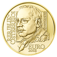 50 Euro - Goldmünze Alfred Adler (2018)