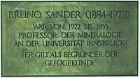 Sander-Gedenktafel