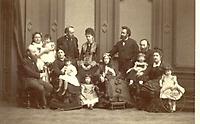 Familie Lieben, um 1870