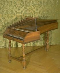 Harpsichord made by the Viennese master Johann Leydecker