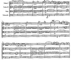 Joseph Haydn: Streichquartett op. 33, Nr. 3