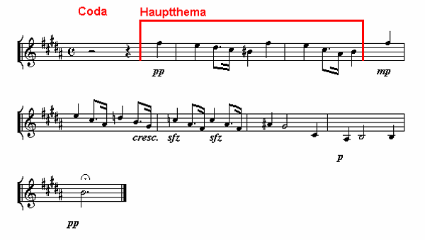 Notenbild: Symphonie No.2: 2. Satz, Takte 97-104