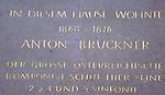 Erste Wohnstätte Bruckners  in Wien