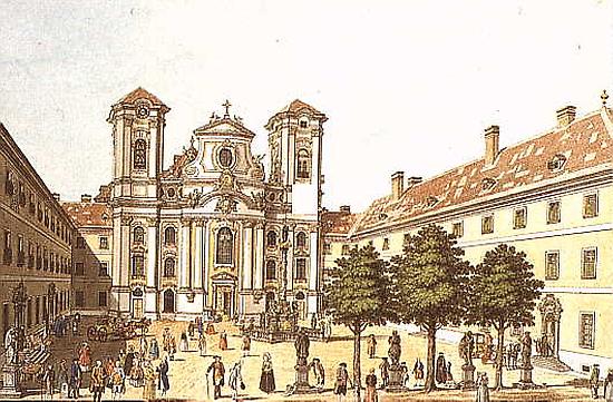 Piaristenkirche, 1780