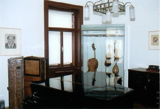 Ausstellungsraum im Schönberg-Haus