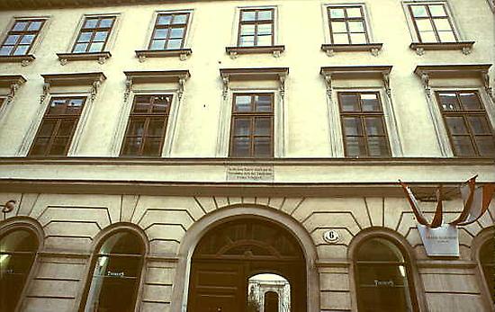 Das Sterbehaus Franz Schuberts