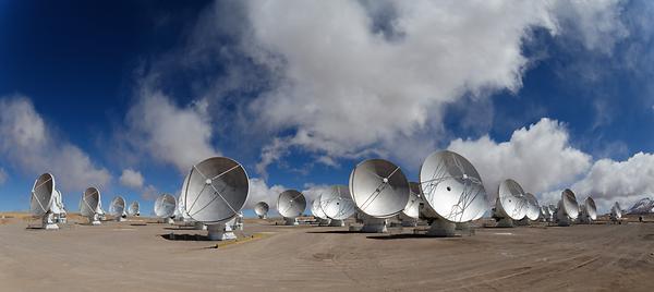 66 kombinierte Radioteleskope
