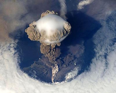 Vulkanische Wolke