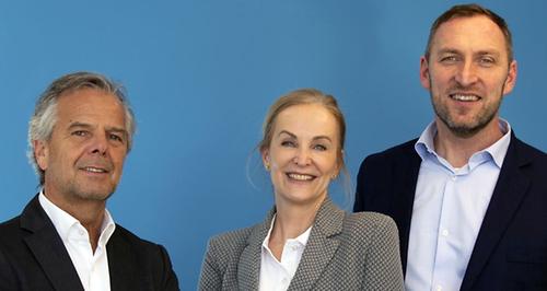 Neues Führungsteam der MIDES GmbH ab 6.2.2020: Dr. Hannes Fliesser, Geschäftsführer Vertrieb (CSO), Mag. Dagmar Heiden-Gasteiner, Sprecherin der Geschäftsführung (CEO), Andreas Zirngast, Geschäftsführer Technik (CTO).