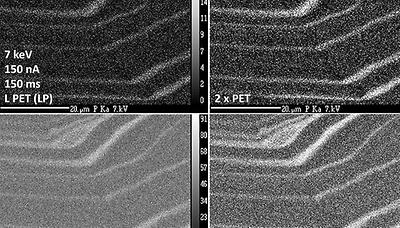 Feinste Zonierung von Phosphor als Spurenelement in Olivin