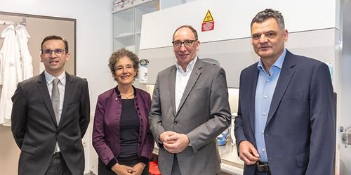 Herbert Oberacher, Christine Bandtlow, Johannes Rauch und Martin Steinlechner