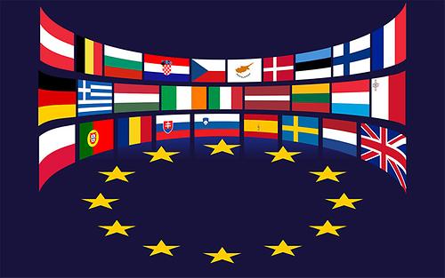 Europäische Union Flaggen