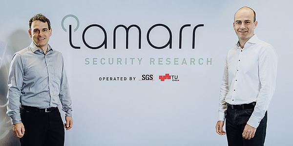 Stefan Mangard von der TU Graz und Martin Schaffer von der SGS Gruppe sind die leitenden Köpfe von Lamarr Security Research