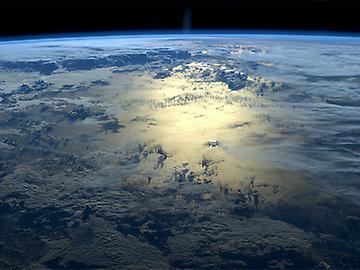 Blick auf unseren Planeten von der International Space Station aus