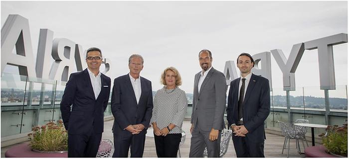 Martin Reichard, Reinhold Mitterlehner, Andrea Gössinger-Wieser, Jürgen Roth und Ewald Verhounig