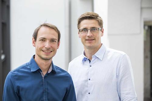 links Florian Rieder und Hans-Peter Wiesinger