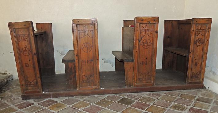 Kirchenstühle mit Barken Wangen, 3.Viertel 18.Jhdt.