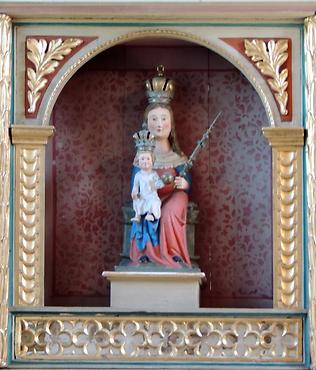 Thronende Maria mit Jesuskind