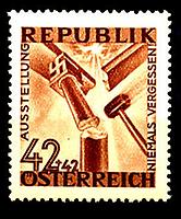 Briefmarke 2. Republik