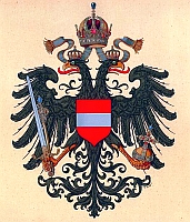 Das kleine Wappen der österreichischen Länder 1915