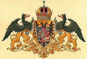 Das mittlere Wappen der österreichischen Länder 1915