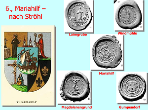 Mariahilf nach Siegeln von Ströhl ergänzt