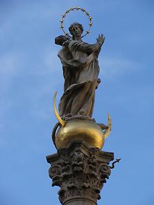 Mariensäule vor der Piaristenkirche in Wien 8.,