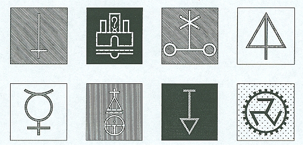 Ständesymbole von C. Holzmeister