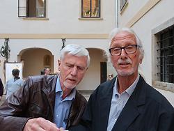 Helmut Oberbichler (links) und Winfried Lehmann. (Foto: Martin Krusche)