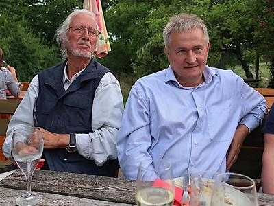 Winfried Lehmann (links) und Ewald Ulrich öffnen Fokus Freiberg für eine Neuorientierung. (Foto: Martin Krusche)