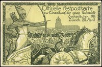 Dies.: Festpostkarte, dito, 1914