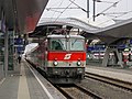 ÖBB 1144 283 mit Pflatsch in Graz Hauptbahnhof, 2020