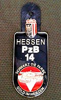 Truppenkörperabzeichen des Panzerbataillons 14