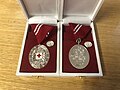 Silberne Verdienstmedaille für Verdienste um das Blutspendewesen