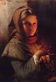 Porträt eines jungen Mädchens (1872)Mädchen mit Licht