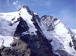 Großglockner von Norden, rechts die Glocknerwand