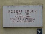 Robert Erber - Gedenktafel