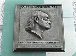 Josef Madersperger – Gedenktafel