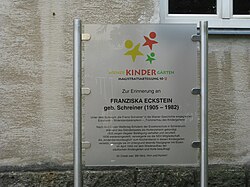 Franziska-Eckstein-Schreiner-Gedenkstele