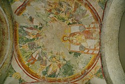 Romanisches Kuppelfresko um 1080 im Westwerk