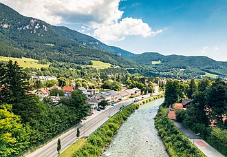 Payerbach, Blick auf die Schwarza