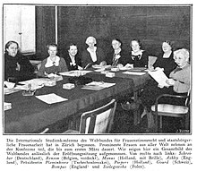 Františka Plamínková, 1937. Internationale Studienkonferenz des Weltbundes für Frauenstimmrecht und staatsbürgerliche Frauenarbeit, in Zürich
