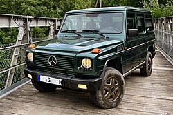 GD 300 - W 463 (1990) Frontansicht, 5-Türer, schmale Achse