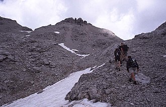 Die Dreizinkenspitze von Süden
