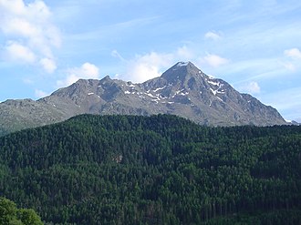 Nederkogel von Sölden aus gesehen