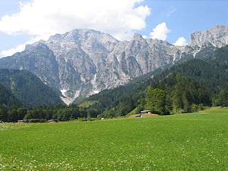 Birnhorn-Südwand aus dem Ullachtal